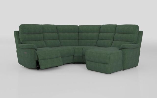 Ossett 2 Corner 2 Right Hand Facing Chaise Left Hand Facing Power Sofa with Head Tilt - poltronesofà at ScS