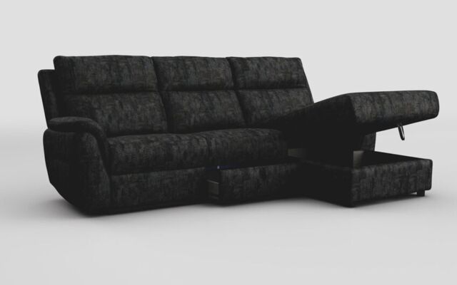 Sogliano 3 Seater Sofa With Drawer & Right Hand Facing Storage Chaise - poltronesofà at ScS