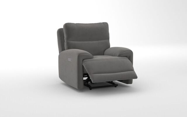 Caldbeck Power Recliner Chair with Power Head Tilt, Lumbar & Heat  - poltronesofà at ScS