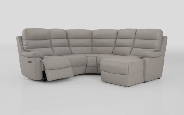 Ossett 2 Corner 2 Right Hand Facing Chaise Left Hand Facing Power Sofa with Head Tilt - poltronesofà at ScS