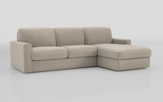 Barete Large Arm 4 Seater Sofa Bed with Right Hand Facing Large Lounger  - poltronesofà at ScS