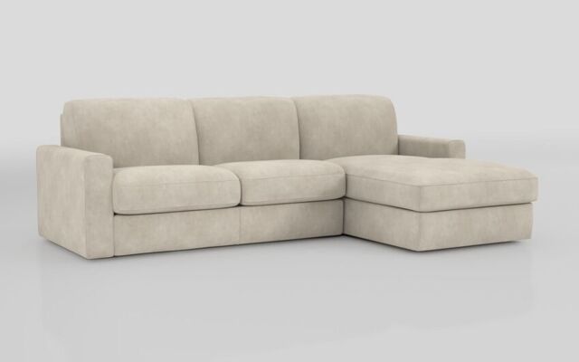 Barete Large Arm 4 Seater Sofa Bed with Right Hand Facing Large Lounger  - poltronesofà at ScS