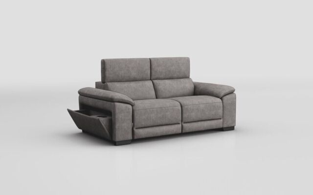 Mesola 3 Seater Sofa with Manual Head Tilt  - poltronesofà at ScS