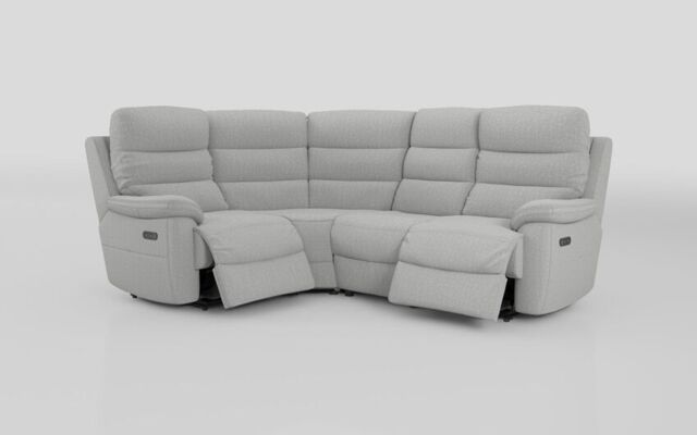 Ossett 1 Corner 2 Power Sofa with Head Tilt - poltronesofà at ScS