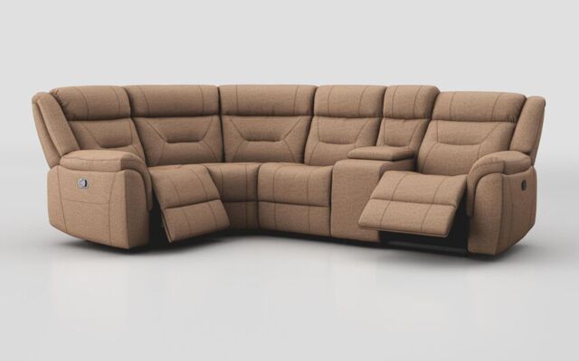 Ainsdale 1 Corner 2 Manual Sofa with Console - poltronesofà at ScS