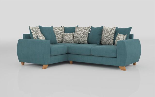 Aspen Fabric 1 Corner 2 Scatter Back Sofa - poltronesofà at ScS
