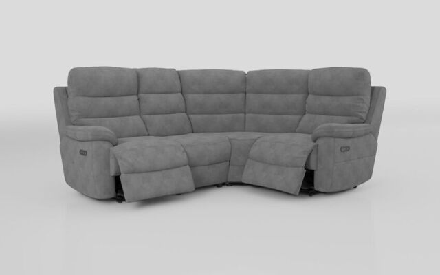 Ossett 2 Corner 1 Power Sofa with Head Tilt  - poltronesofà at ScS