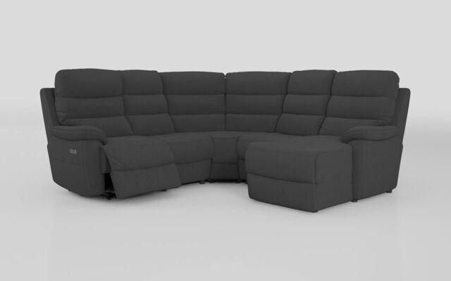 Ossett 2 Corner 2 Right Hand Facing Chaise Left Hand Facing Power Sofa with Head Tilt - poltronesofà at ScS