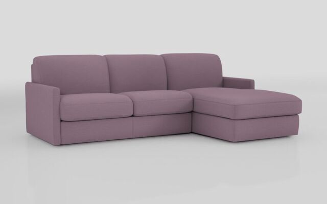 Barete Slim Arm 4 Seater Sofa Bed with Right Hand Facing Large Lounger  - poltronesofà at ScS