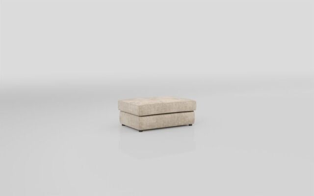 Living Esme Fabric Plain Top Banquette Footstool  - poltronesofà at ScS