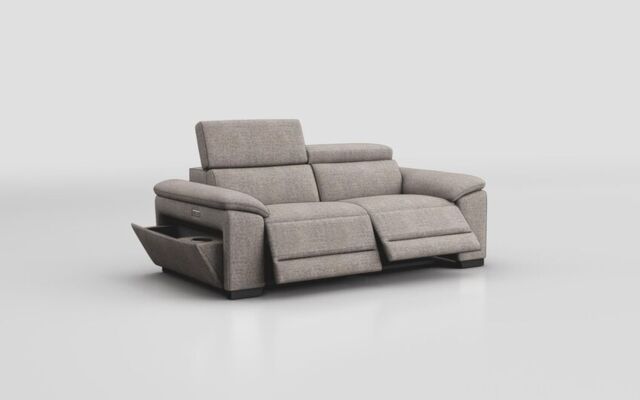 Mesola 3 Seater Power Recliner Sofa with Manual Head Tilt - poltronesofà at ScS
