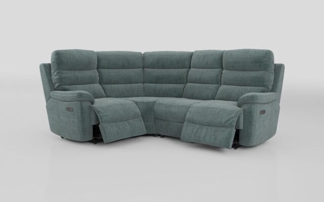 Ossett 1 Corner 2 Power Sofa with Head Tilt - poltronesofà at ScS