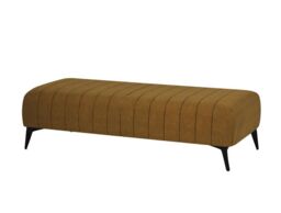 ScS Living Yellow Margo Fabric Bench Footstool