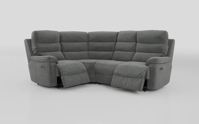Ossett 1 Corner 2 Power Sofa with Head Tilt - poltronesofà at ScS