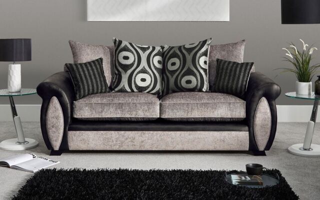 Maddie Fabric 3 Seater Scatter Back Sofa  - poltronesofà at ScS
