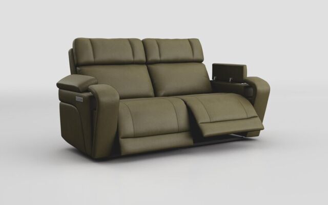 Adstock 3 Seater Power Recliner With Power Head Tilt - poltronesofà at ScS