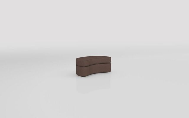Theo Fabric Large Twister Footstool - poltronesofà at ScS
