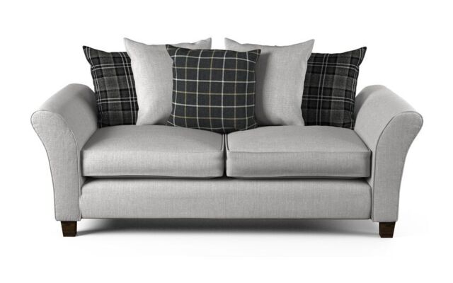 Hugo Fabric 3 Seater Scatter Back Sofa - poltronesofà at ScS