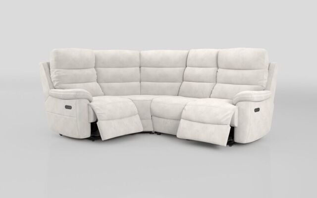 Ossett 1 Corner 2 Power Sofa with Head Tilt - poltronesofà at ScS