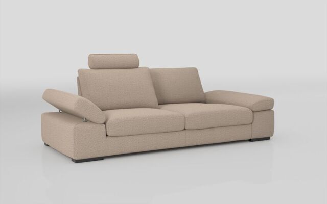 Savazza 3 Seater Sofa with Adjustable Back Rest  - poltronesofà at ScS