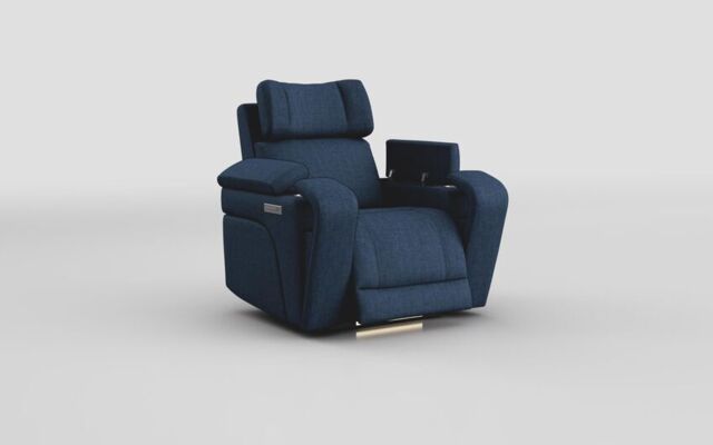 Adstock Power Recliner Chair with Power Head Tilt, Lumbar, Massage, Audio, Heat & LED Lights - poltronesofà at ScS