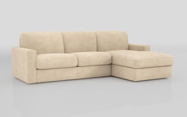 Barete Large Arm 4 Seater Sofa Bed with Right Hand Facing Large Lounger  - poltronesofà at ScS