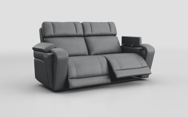 Adstock 3 Seater Power Recliner With Power Head Tilt - poltronesofà at ScS