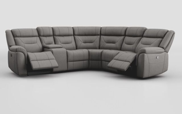 Adstock Power Recliner Chair with Power Head Tilt, Lumbar, Massage, Audio, Heat & LED Lights  - poltronesofà at ScS