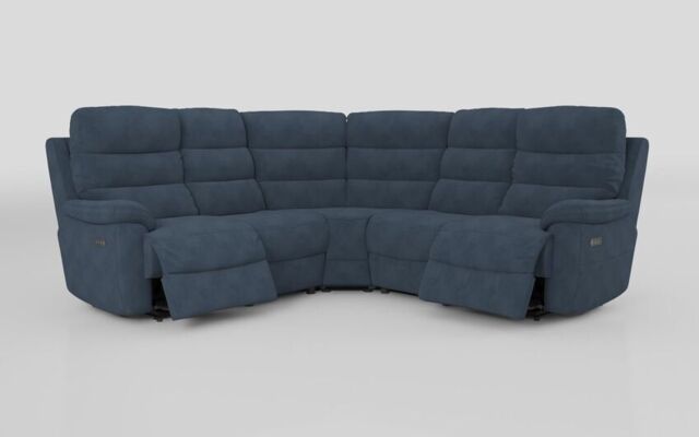 Ossett 2 Corner 2 Power Sofa with Head Tilt - poltronesofà at ScS