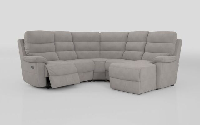 Ossett 2 Corner 2 Right Hand Facing Chaise Left Hand Facing Power Sofa with Head Tilt - poltronesofà at ScS
