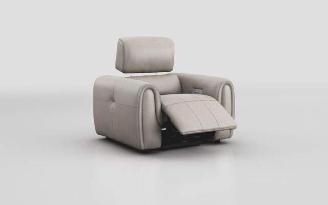 Serra Power Recliner Chair with Power Head Tilt  - poltronesofà at ScS