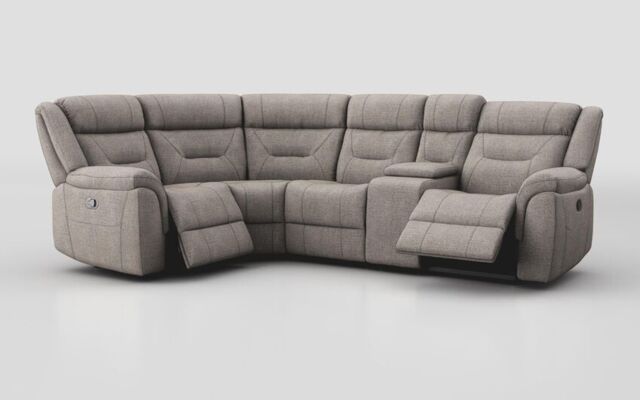 Ainsdale 1 Corner 2 Manual Sofa with Console - poltronesofà at ScS