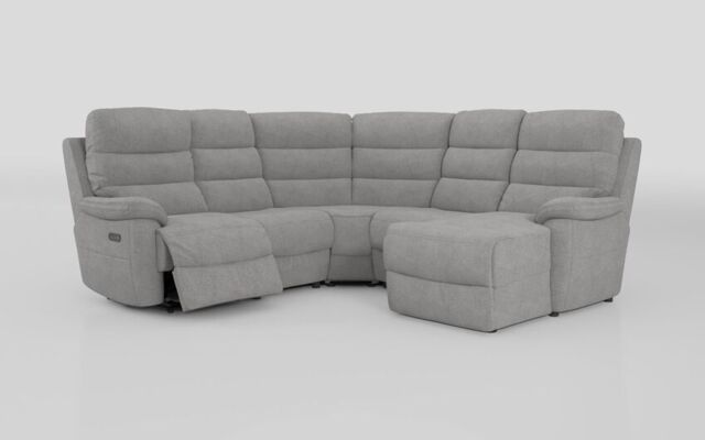 Ossett 2 Corner 2 Right Hand Facing Chaise Left Hand Facing Power Sofa with Head Tilt - poltronesofà at ScS