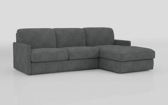 Barete Slim Arm 4 Seater Sofa Bed with Right Hand Facing Large Lounger  - poltronesofà at ScS