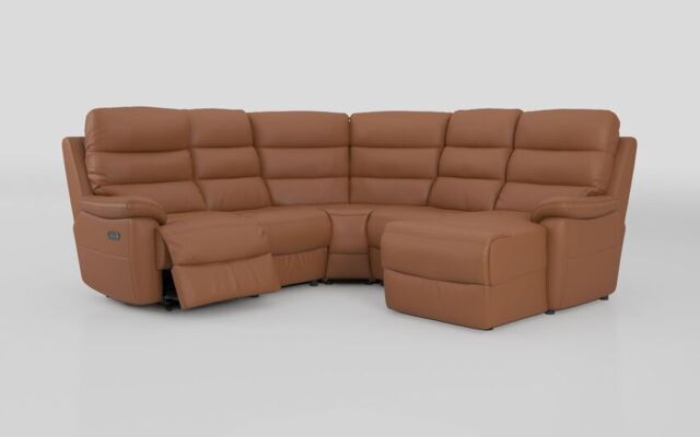 Ossett 2 Corner 2 Right Hand Facing Chaise Left Hand Facing Power Sofa with Head Tilt  - poltronesofà at ScS