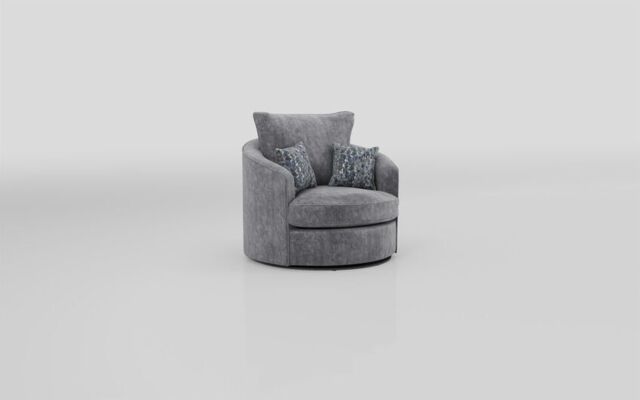 Living Esme Fabric Twister Chair  - poltronesofà at ScS