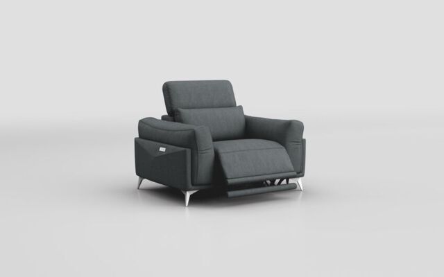Gattolino Power Recliner Chair with Manual Head Tilt  - poltronesofà at ScS