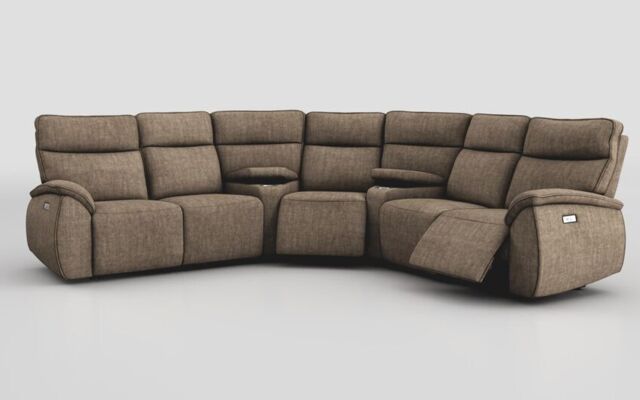 Solara 2 Corner 2 Power Recliner with Double Storage Consoles  - poltronesofà at ScS