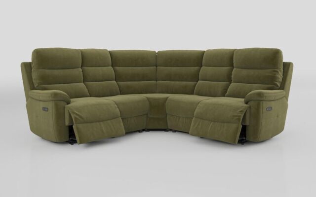 Ossett 2 Corner 2 Power Sofa with Head Tilt  - poltronesofà at ScS