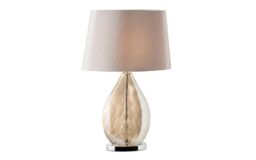 ScS Living Galaxy Gold Glass Table Lamp with Shade