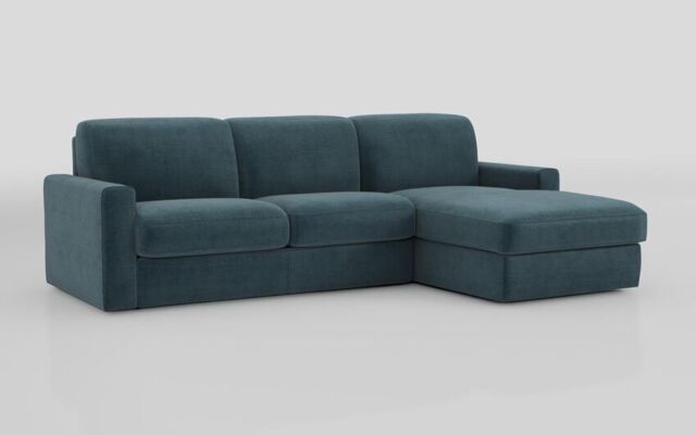 Barete Large Arm 4 Seater Sofa Bed with Left Hand Facing Large Lounger - poltronesofà at ScS