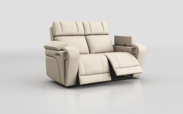 Adstock 2 Seater Power Recliner With Power Head Tilt - poltronesofà at ScS