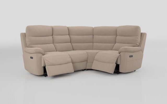 Ossett 2 Corner 1 Power Sofa with Head Tilt - poltronesofà at ScS