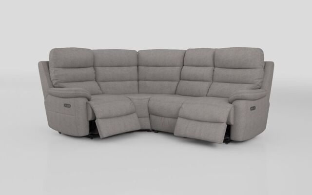 Ossett 1 Corner 2 Power Sofa with Head Tilt - poltronesofà at ScS