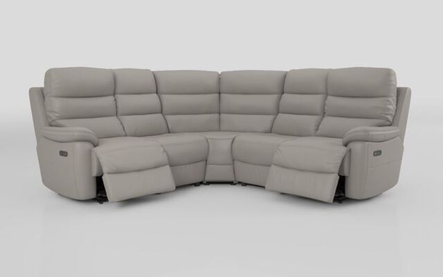 Ossett 2 Corner 2 Power Sofa with Head Tilt - poltronesofà at ScS