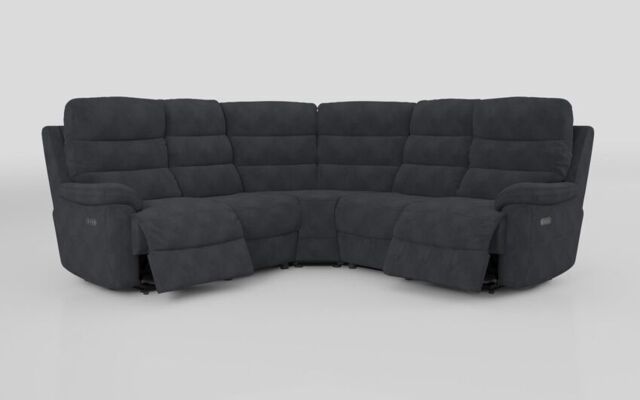 Ossett 2 Corner 2 Power Sofa with Head Tilt - poltronesofà at ScS