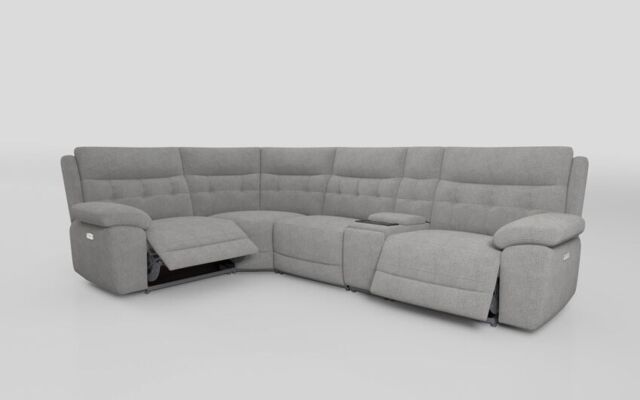 Belford 1 Corner 3 Power Recliner Sofa with Media Console - poltronesofà at ScS