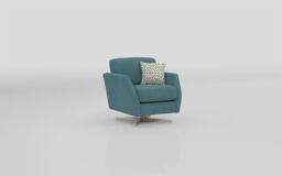 Aspen Fabric Swivel Chair  - poltronesofà at ScS