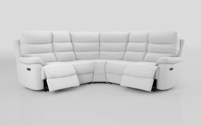 Ossett 2 Corner 2 Power Sofa with Head Tilt - poltronesofà at ScS