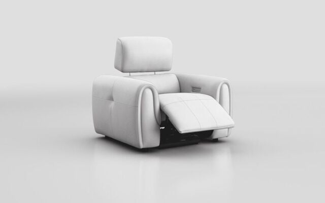 Serra Power Recliner Chair with Power Head Tilt  - poltronesofà at ScS
